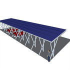 Anodized Aluminum Residential Landscape Adjustable Advanced Carports, Solar Dedicated Support Bracket Solution