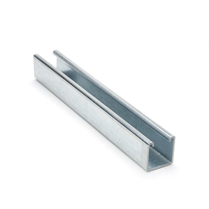 Building or Construction HDG Perforated Galvanized U Channel, PV Mounting Structure Cold Formed