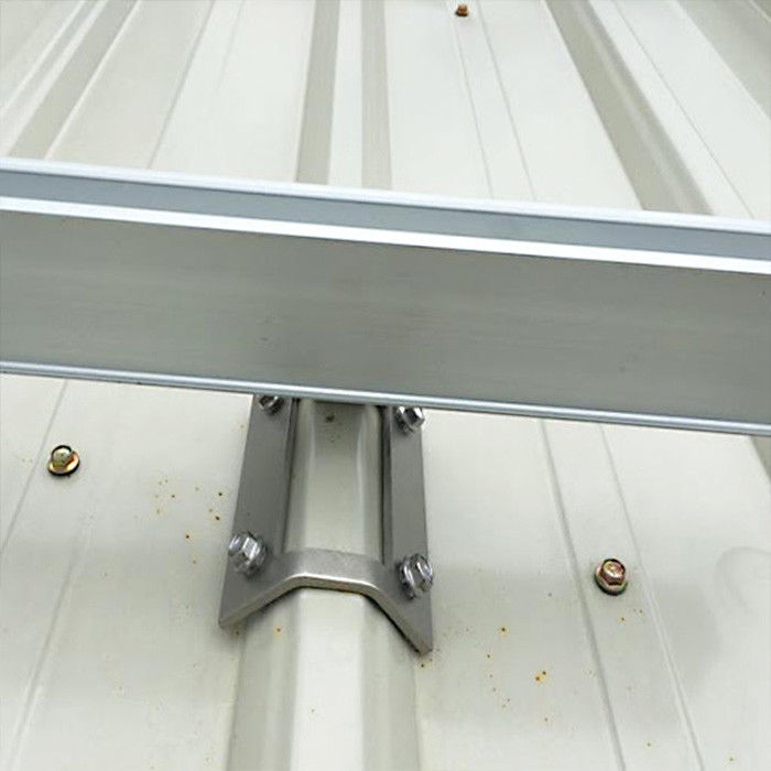 Horizontal Or Vertical Rapid Thin Solar Panel Mounting Clamps