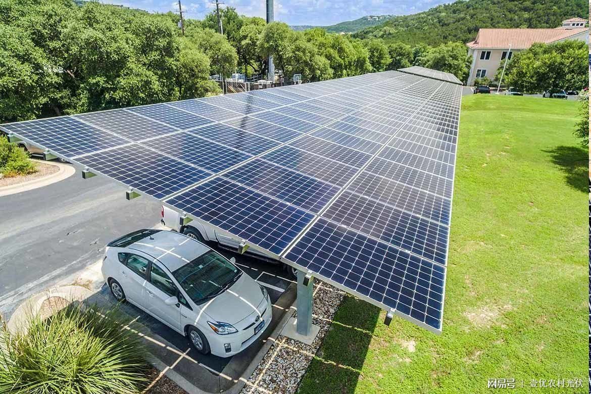 Ground Mount Carport Solar Systems With Natural Color 10 15 20 30