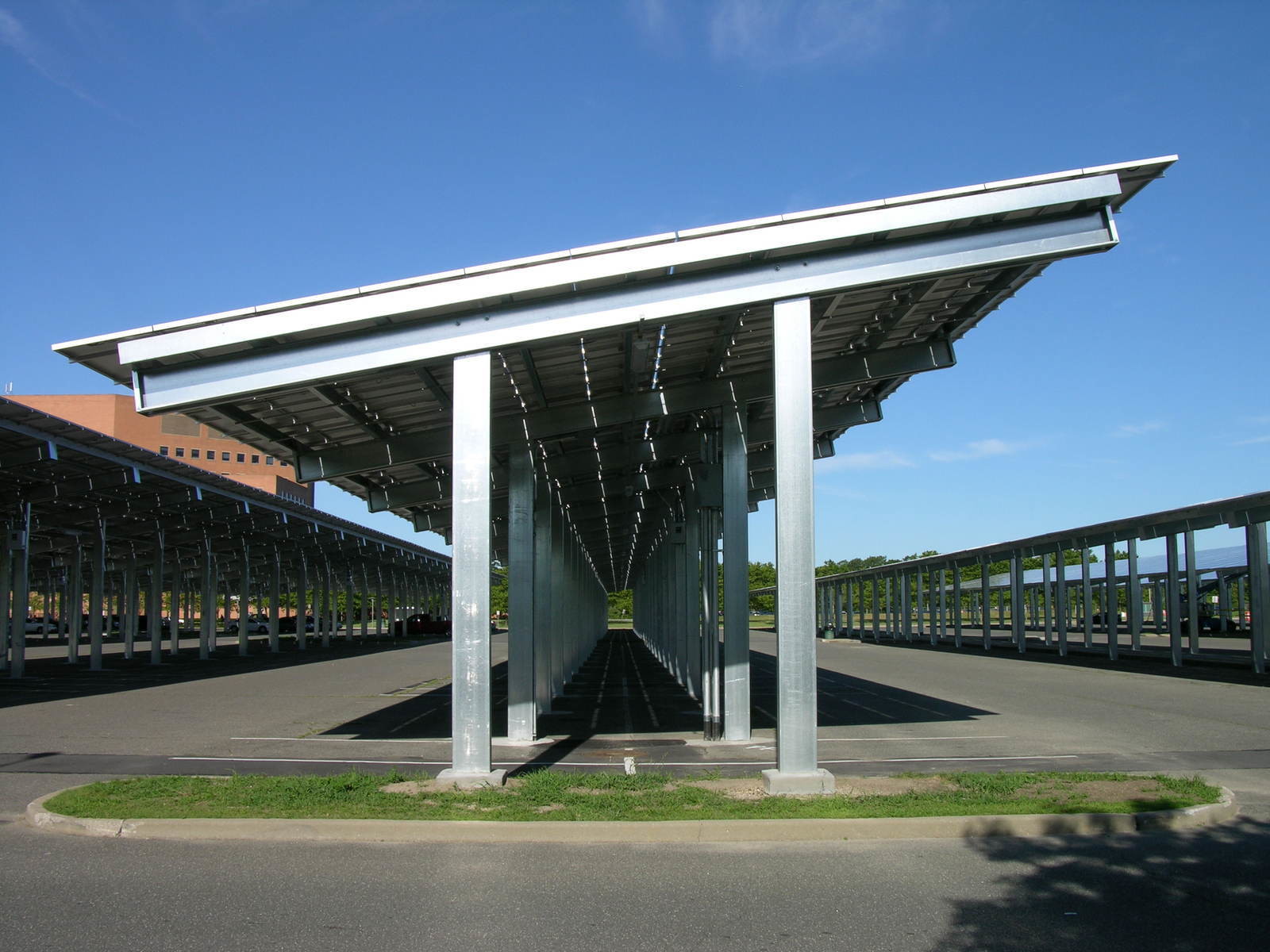 Ground Mount Carport Solar Systems with Natural Color 10 15 20 30 Tilt