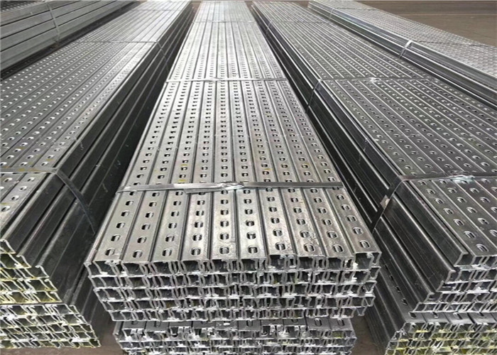 Solar Panel Galvanised Steel Profiles C U Hot Rolled Structural