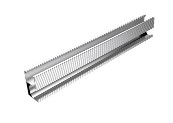 60m/S Aluminum Slotted Rail PV Solar Panel Mounting System Residential