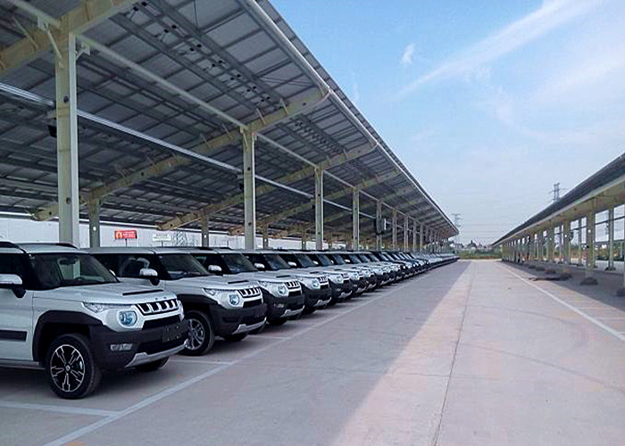 Customized Pv Carport Solar Systems Mounting Bracket Open Ground