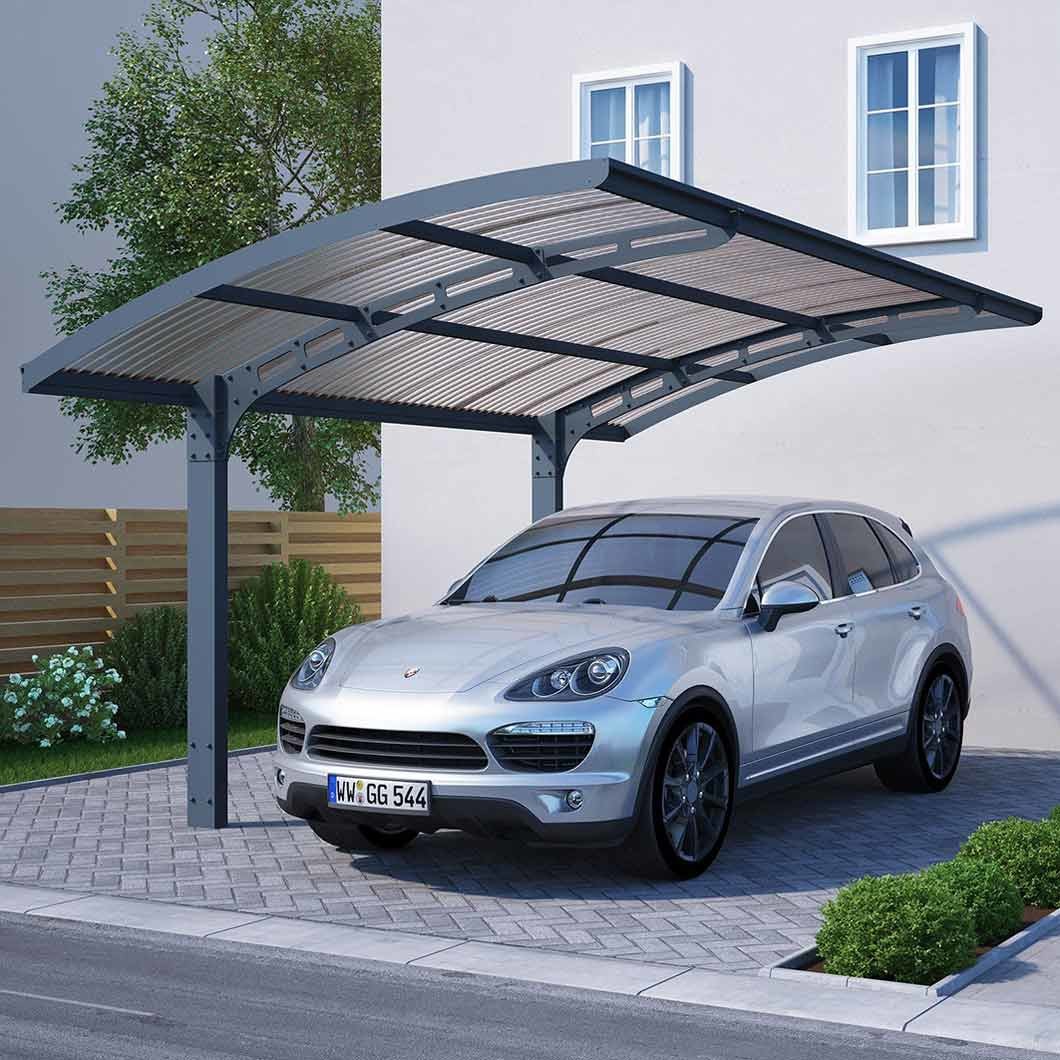 Carbon Steel Carport Solar Systems Aluminum PV Mounting Structures