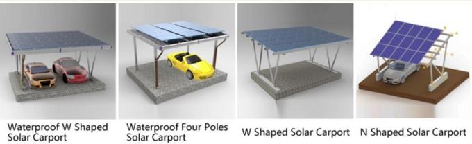 Customized Pv Carport Solar Systems Mounting Bracket Open Ground