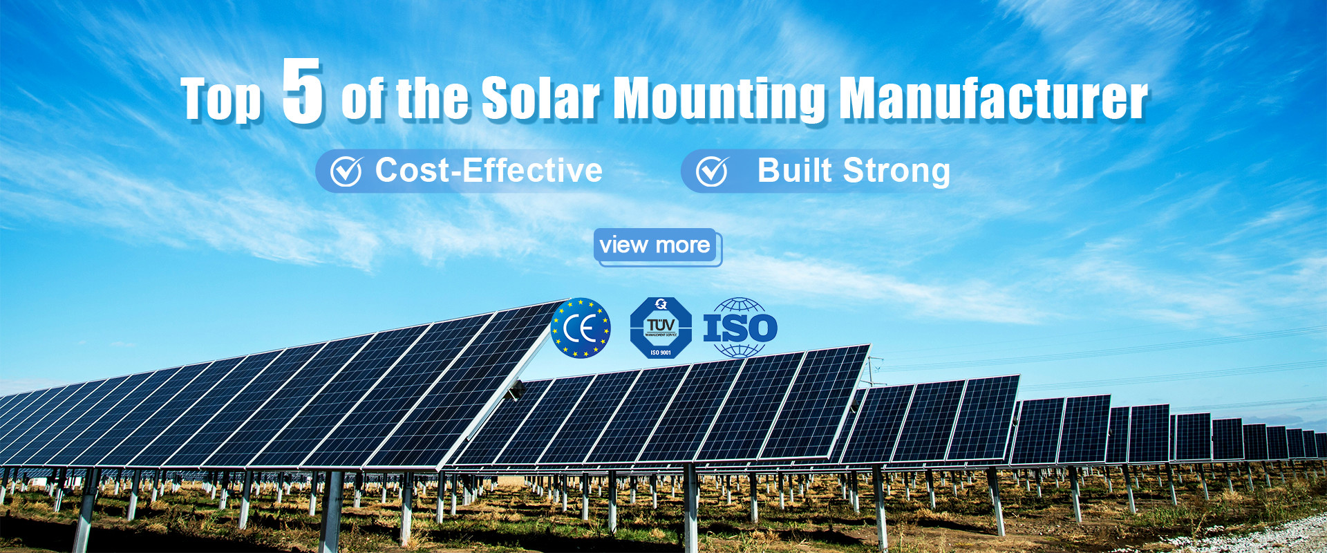 quality Solar Panel Ground Mounting Systems factory