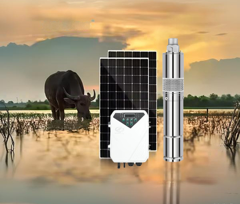 Good price Optimum Input Voltage 60V-90V DC Solar Water Pump with MPPT Controller Type and Max Flow 3.8m3/h online