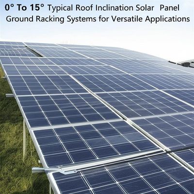 Good price 0° To 15° Typical Roof Inclination Solar Panel Ground Racking Systems for Versatile Applications online