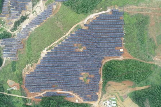 Good price High Clearance Solar Panel Ground Mounting Systems Easy Installation 0-60 Degrees Tilt Angle Up To 1.2m Ground Clearance online