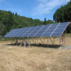 Turnkey Solar Panel Ground Mounting Systems Hot - Galvanized Steel 130mph Wind Load