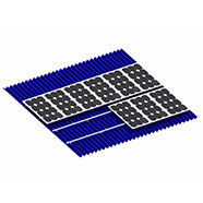 Good price Corrugated Metallic Tile Roof Solar Mounting System Standing Seam Trapezoidal Lysaght Aluminum online