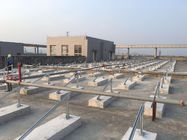 HDG Aluminium Solar Panel Mounting System , Concrete Basement Solar PV Mounting Systems