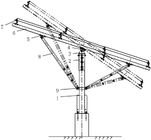 Wind 60m/S Adjustable Mounting System Galvanized Steel Anodized Aluminum OEM Accepted