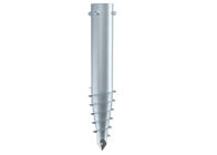 Silver Ground Screw Piles Stable HDG Q235 Steel High Class Hot Dip Galvanized