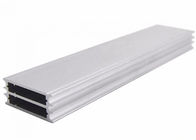 10-12um Aluminum Slotted Rail Extruded Roof Mounting Silver Anodizing 6005-T5