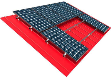 Good price 10kw Solar Panel Roof Mounting Systems Pitched Corrugated Trapezoidal Standing Seam PV Structure online