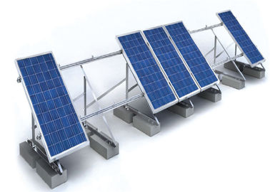 1.4KN/M2 Solar Panel Roof Mounting Systems Customized Color Aluminum Stainless Steel Structure