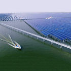 Tidal Flat Type Customized Solar Panel Ground Mounting Systems Hot Dip Galvanizing