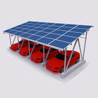 10KW 30KW Hot Galvanized Steel Solar PV Carport