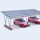 Residential Carport Solar Systems Aluminum Alloy  PV Panel Support System 130mph Wind Load Custom Size Car Shed Parking