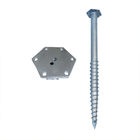 Galvanized Earth Screw Anchors PV Mounting Structures, Deep Foundation Helical Screw Piles
