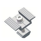 35/40/45/50mm Aluminum 6063-T5 Metal Roof Solar Panel Clamps For Frameless PV Module Mounting Structures