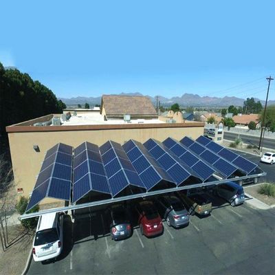 Good price Up To130mph Solar Carport 60kw for Car Port Parking Ground Mounting System​ online