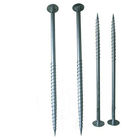 Hot Dipped Galvanized Spiral Shape Ground Screw Piles 1000~3500mm Length