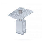 No Drilling Frameless Aluminum Mid End Solar Panel Clamps Mounting Kits