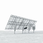 Galvanized SS Solar Ground Mounting Systems Snow Load 30psf