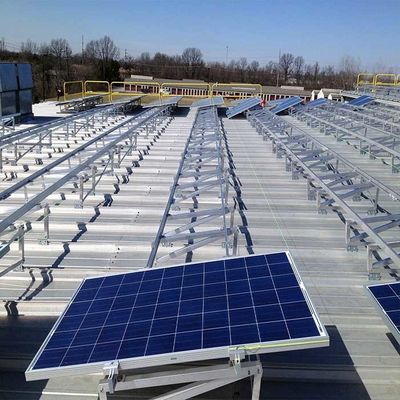 Good price HDG 6063 T5 Flat Roof Solar PV Mounting Systems online