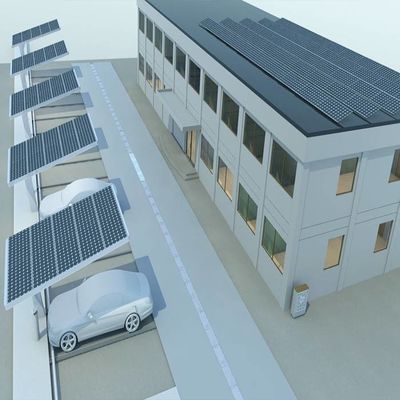 Good price 5deg Galvanized Carport Solar Panel Mounting Structures online