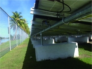 Solar Pv Ground Mount Systems With Adjustable Ground screw foundation solar bracket