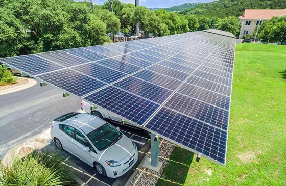Good price Waterproof Parking Lot Aluminum Carport Solar Carport Brackets online