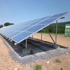 Industrial Natural Hot Dip Galvanized Steel , Aluminum CY Solar photovoltaic ground mounting System