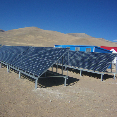 Good price Hot Dip Galvanized Ground Solar Mounting Bracket High Power Output online
