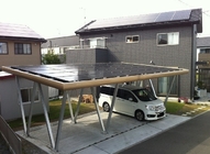 Pv Module Carport Solar Mounting System Ground Mounted for Car parking solar structure