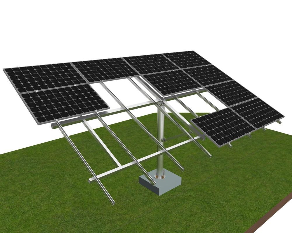 Light Weight Landfill Photovoltaic Mounting System , MMS Structure Solar Panel Mounting System