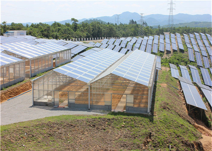 A - Frame Greenhouse Solar System Outdoor Irrigation Bracket Easy Installation