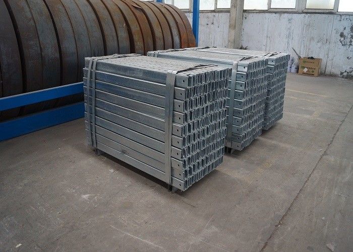 Cold Bending Galvanized C Section , Solar Energy Systems Steel Extrusion Profiles
