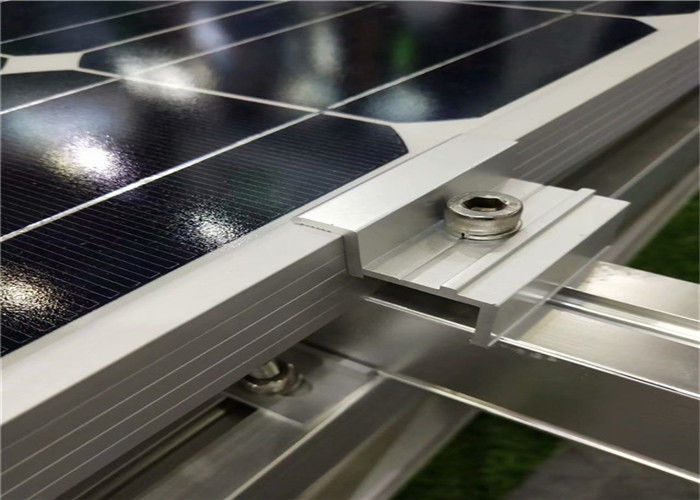 Al 6005 T5 End Solar Panel Clamps Mounted Middle Commercial Roof Ground