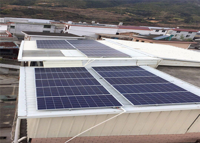 Easy to Install Commercial Solar Panel Roof Mounting Systems Aluminum Tile Ballasted For
