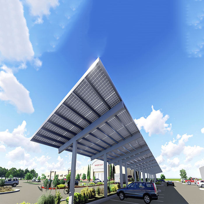 Span 5000mm PV Carport Solar Systems For Private Parking Lot