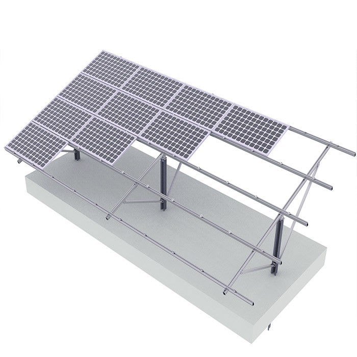Anodized Customized Aluminum Slotted Rail Roof Open Field PV Mounting Rails Profiles