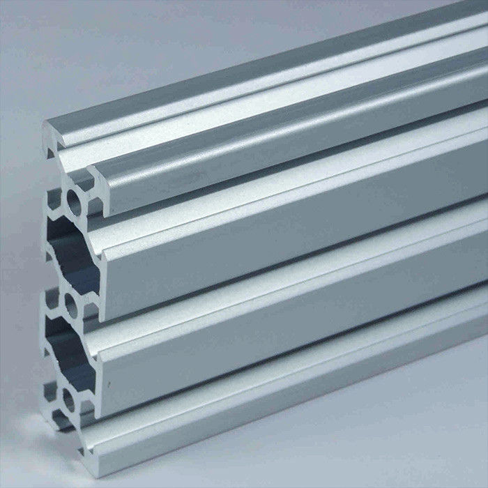 AL6005-T5  Aluminum Extrusion Profiles 1.4kN/m2 PV Module Mounting Rack Rail For Solar Systems