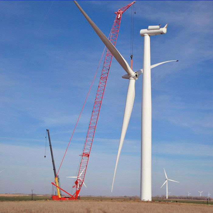 Galvanized Steel Pole Wind Turbine Tower 5-100m Height