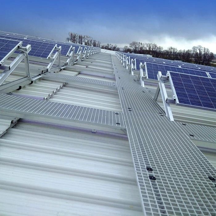Commercial Solar Panel Roof Mounting Brackets Aluminum Tile Ballasted Solar Roof Mounting System​
