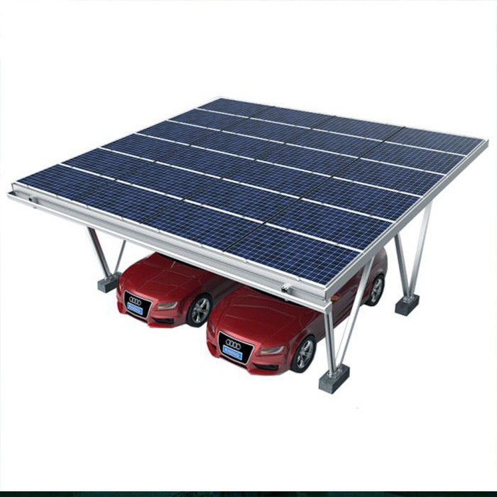 Outdoor High Stability Galvanized Waterproof Photovoltaic Panel Solar Mounting System Car Parking Shed