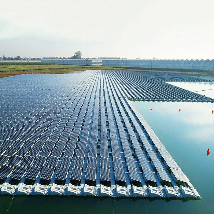 Tidal Flat Type Complementary Ground Solar Mounting System For Fishing Light